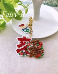 干支ストラップ☆亥年　漢字年号チャーム